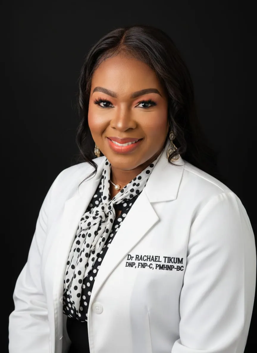 Dr Rachael Tikum, DNP, FNP-C, PMHNP-BC